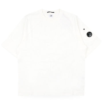 CP COMPANY Männer Linsen Wappen Light Fleece Kurzarm (Ivory) 20CMSS034A 002246G 103 151463671