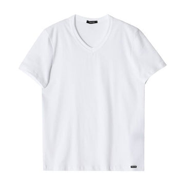 Tom Ford Logo V-Neck Short Sleeve T-Shirt 45704975