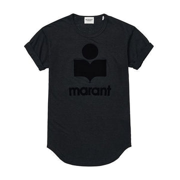 ISABEL MARANT KOLDI Leinen Damen Kurzarm-T-Shirt A1N09E 01BK 144701975 [P]