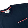 Thom Browne MJS183A / RWB Three-Stripe Pocket Short Sleeve T-Shirt 34881893 [P]
