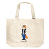 Maison Kitsune Dressed Fox Tote Bag 151679359 [P]