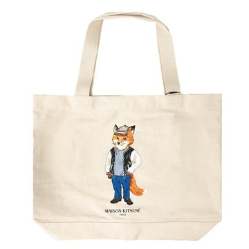 Maison Kitsune Dressed Fox Tote Bag 151679359