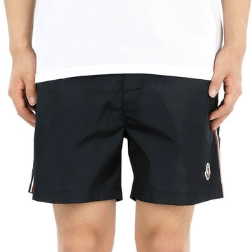 MONCLER モンクレール メンズ ロゴパッチ ドローストリングスイムパンツ（ネイビー） 2C00021 53326 743 76185268
