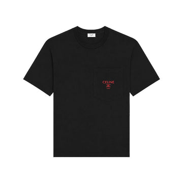 CELINE Herren Baumwoll-Jersey T-Shirt 156161860