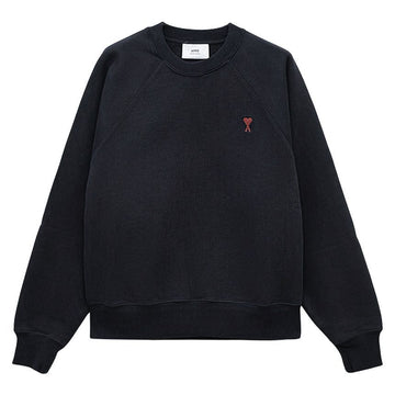 AMI Small Heart Logo Unisex Sweatshirt BFUSW035 730 001 140564398