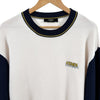 FENDI Herren Applikation Logo Patch Wollpullover Elfenbein 56 156162734 [P]
