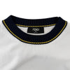 FENDI Herren Applikation Logo Patch Wollpullover Elfenbein 56 156162734 [P]