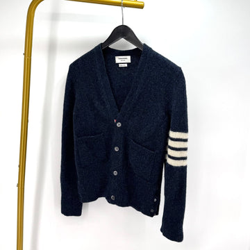 THOM BROWNE シャトランドウールカーディガン ネイビー (MKC353A) 156164106