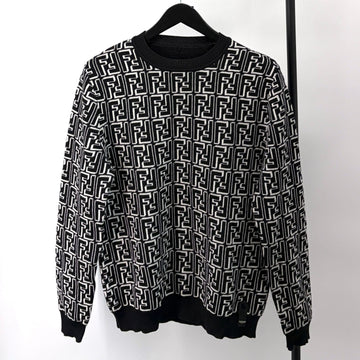 Fendi FF Logo Wool Knit Sweater 48 (FZX009) 156164349