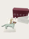 GUCCI ドッグシェイプバッグチャームキーホルダー 156165457 [P]