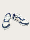 Dior White Blue Denim Oblique Galaxy B27 Low Top Sneakers 156165515 [P]