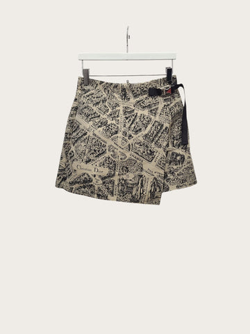 Dior Beige Black Technical Taffeta Jacquard Skirt Pants 156165760