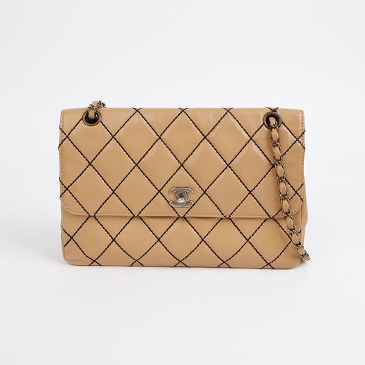 CHANEL Wild Stitch Flap Shoulder Crossbody Bag 155937480 [P]
