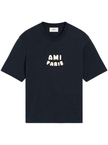 AMI Paris Patch T-Shirt UTS075 726 4011 141543343