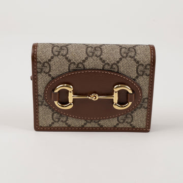 Gucci Horsebit 1955 Card Case Wallet 155071368