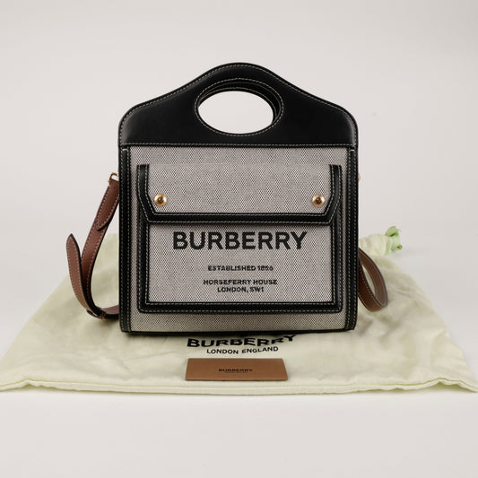 Burberry Triton Pocket Mini Tote Shoulder Bag 8039363 155108816 [P]
