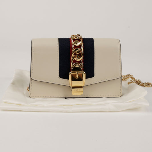 Gucci Super Mini Chain Shoulder Crossbody Bag 494646 155290452 [P]