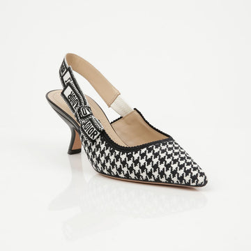 Dior Houndstooth Pumps Heels 34.5 155790607