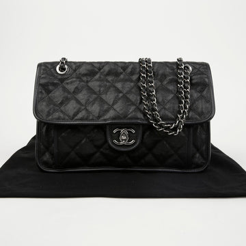 CHANEL キャビア フレンチ リビエラ ショルダー クロスバッグ A67528 155912211