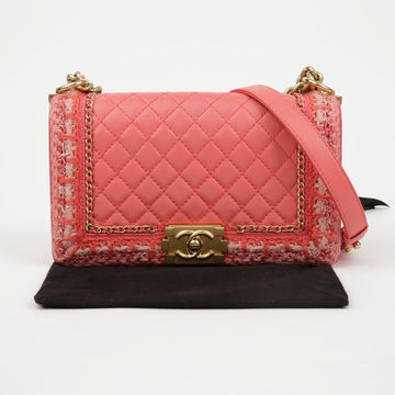 CHANEL Medium Tweed Shoulder Crossbody Bag 155913058