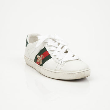 Gucci Ace Bee Sneakers White 155996940