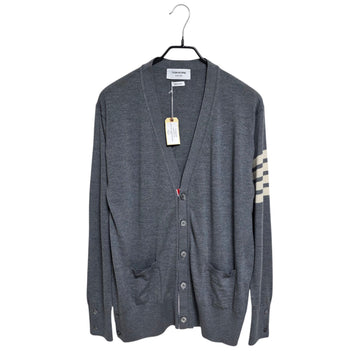 Thom Browne Four-Bar Merino Wool Cardigan 156172250