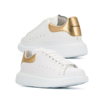 ALEXANDER MCQUEEN Damen Oversole Sneaker Weiß Gold 553770 WHFBU 9075 29087856