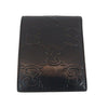 GUCCI Schwarze GG Prägung Jumbo Geldbörse 625562 Leder 156178750 [P]
