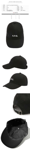 APC Charlies Mütze mit Logo-Stickerei Schwarz 26SS 153855427 [P]