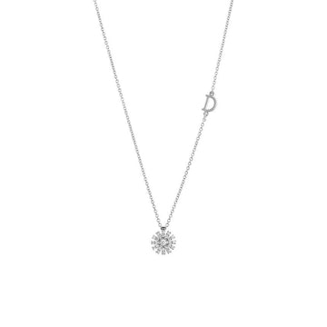 Damiani Margherita Diamond Necklace in 18K White Gold 156191550