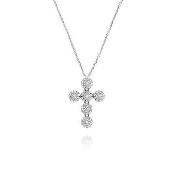 Damiani Margherita Diamond 18K White Gold Necklace 156191560