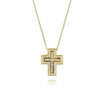 Damiani Belle Époque Diamond Small 18K Gold Necklace 156191562