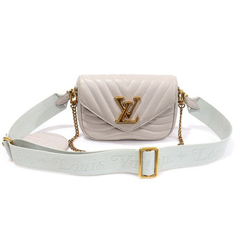 Louis Vuitton Gray Calfskin New Wave Multi Pouch 2WAY M57864 156201967
