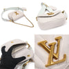 LOUIS VUITTON M57864 Graues Kalbsleder Neue Welle Multi Pochette 2WAY 156201967 [P]