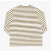 MAISON KITSUNE ボールドフォックスヘッドパッチストライプ メンズロングスリーブTシャツ 155989112 [P]