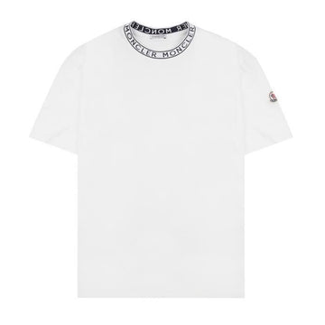 Moncler Cotton Short Sleeve T-Shirt with Trimming 8C00031 8390T 032 156202242