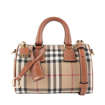 Burberry Mini Check Bowling Tote Bag 156202247
