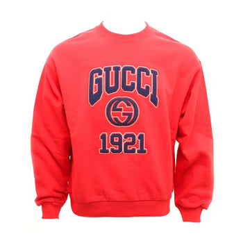 GUCCI 刺繍コットンジャージスウェットシャツ 156203288
