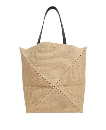 LOEWE XL Puzzletasche gefaltet aus Raffia groß B779Q18X18 2165 152201321