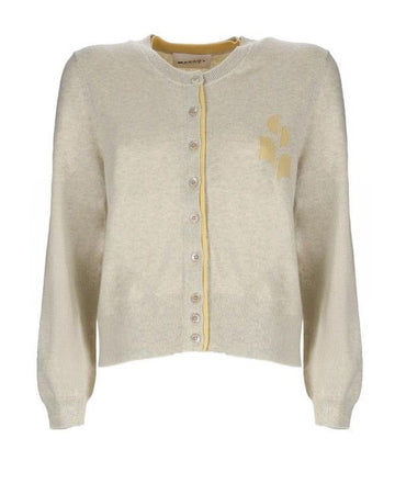 ISABEL MARANT コットンウールロゴカーディガン 152202891