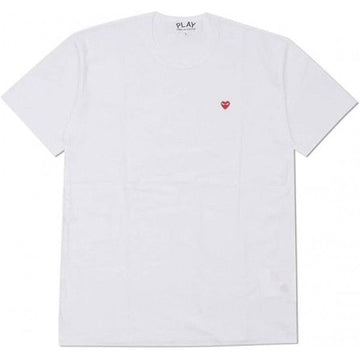 Comme Des Garcons Small Red Heart Patch Short Sleeve T-Shirt AX T304 051 2 152203539