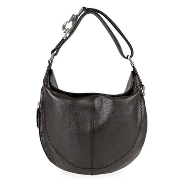 LEMAIRE レディース キューバー クリップ レザー トートバッグ（ダークチョコレート） BG0196 LL0171 BR490 156156976
