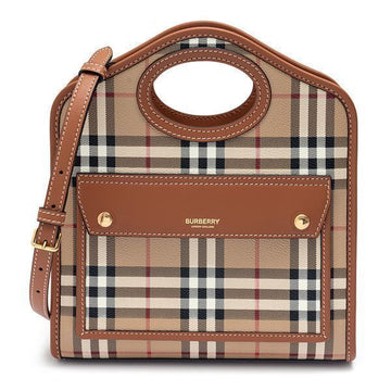 BURBERRY ミニポケットトートバッグ 54754743