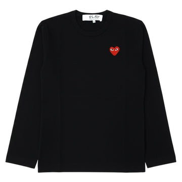 COMME DES GARCONS レッドワッペン男女共用長袖Tシャツ AX T118 051 1 156207663