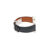 Hermes Steel Automatic Arabic White Dial Leather Watch 33mm x 45mm 156208595 [P]