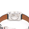 Hermes Steel Automatic Arabic White Dial Leather Watch 33mm x 45mm 156208595 [P]