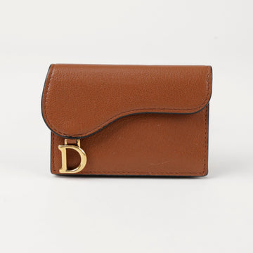 Dior S5611CCEH Saddle Flap Card Holder 155069196