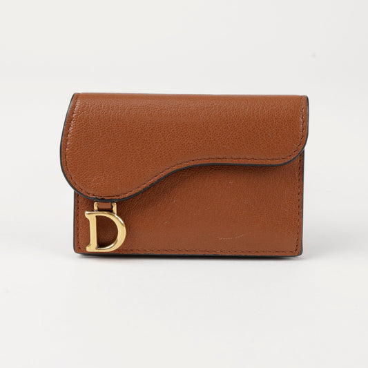 Dior S5611CCEH Saddle Flap Card Holder 155069196 [P]