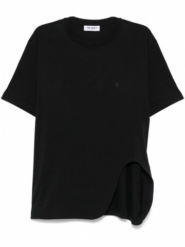 The Attico Women's Cotton T-Shirt 250WCT00350 100 Black 149121418