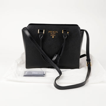 PRADA メタルロゴトートショルダーバッグ 1BA113 155382034
